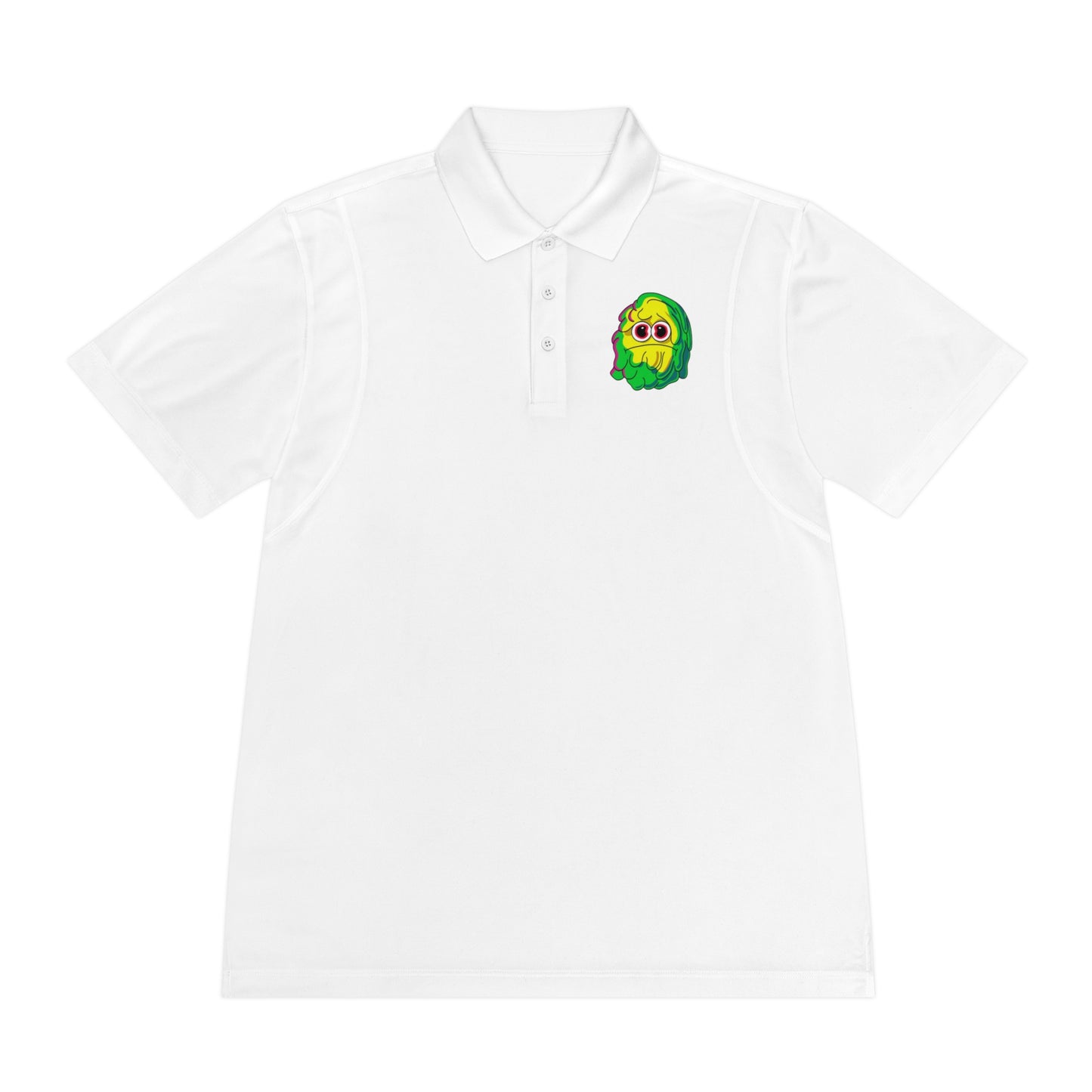 Men's Sport Polo Shirt with Slime Design - Fun, Casual Fashion for Gamers, Perfect for Summer BBQs, Parties, Birthdays, or Anniversaries