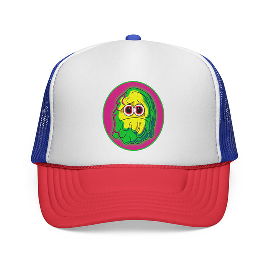 Colorful Cartoon Trucker Cap | Fun Hat for Kids & Adults, Summer Accessory, Gift for Birthdays, Festivals, Unique Style