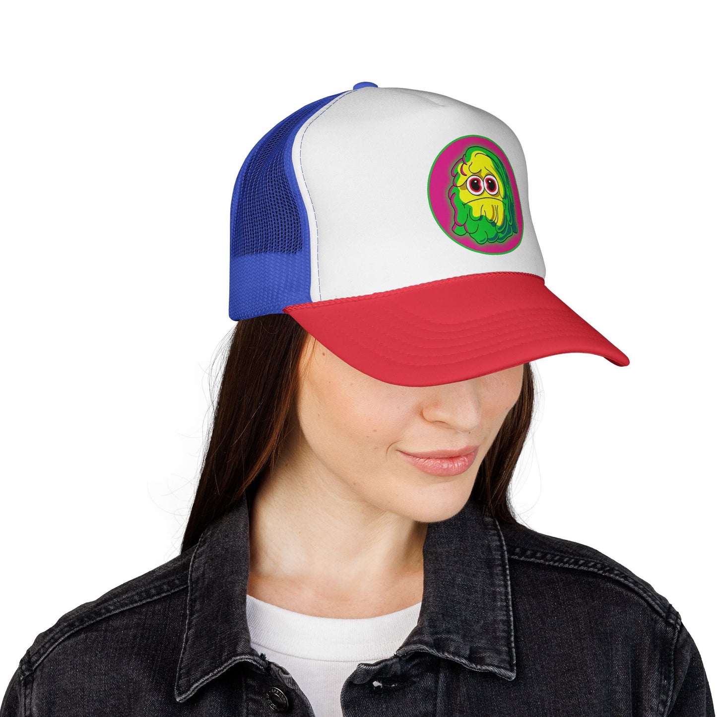 Colorful Cartoon Trucker Cap | Fun Hat for Kids & Adults, Summer Accessory, Gift for Birthdays, Festivals, Unique Style