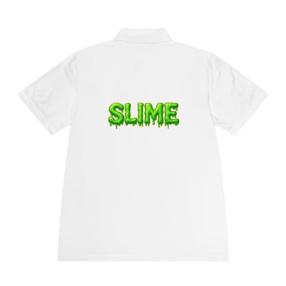 Men's Sport Polo Shirt with Slime Design - Fun, Casual Fashion for Gamers, Perfect for Summer BBQs, Parties, Birthdays, or Anniversaries